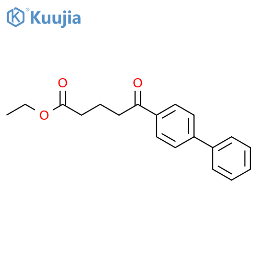 Ethyl 5-(4-biphenyl)-5-oxovalerate structure