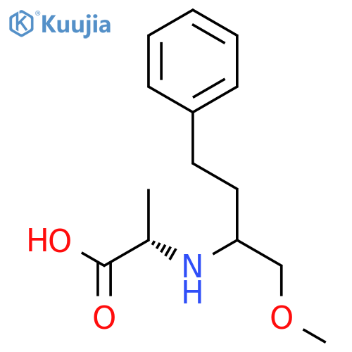 L-Alanine, N-[1-(methoxymethyl)-3-phenylpropyl]-, (S)- structure