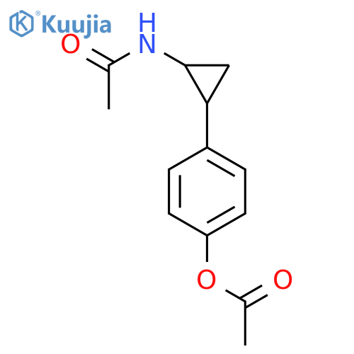 N-\u200b2-\u200b4-\u200b(Acetyloxy)\u200bphenyl\u200bcyclopropyl\u200b-acetamide structure