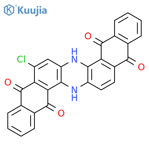 5,9,14,18-Anthrazinetetrone, 8-chloro-6,15-dihydro- structure