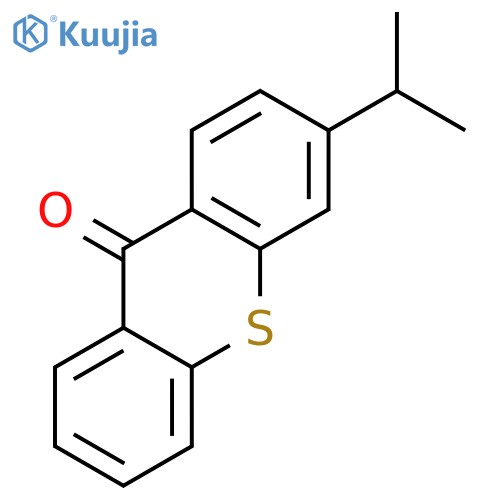 9H-Thioxanthen-9-one, 3-(1-methylethyl)- structure