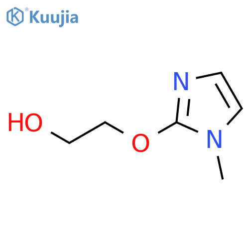 Ethanol, 2-[(1-methyl-1H-imidazol-2-yl)oxy]- structure