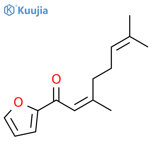 2,6-Octadien-1-one, 1-(2-furanyl)-3,7-dimethyl-, (Z)- structure