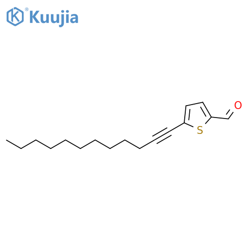 2-Thiophenecarboxaldehyde, 5-(1-dodecynyl)- structure