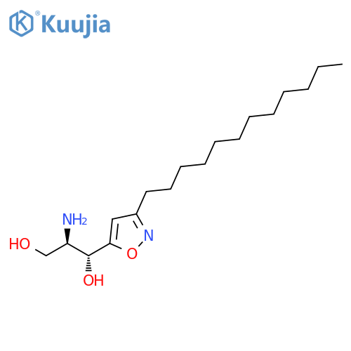 1,3-Propanediol, 2-amino-1-(3-dodecyl-5-isoxazolyl)-, (R*,R*)- structure