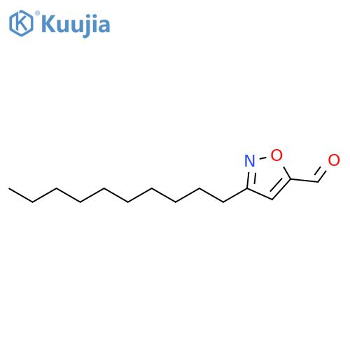 5-Isoxazolecarboxaldehyde, 3-decyl- structure