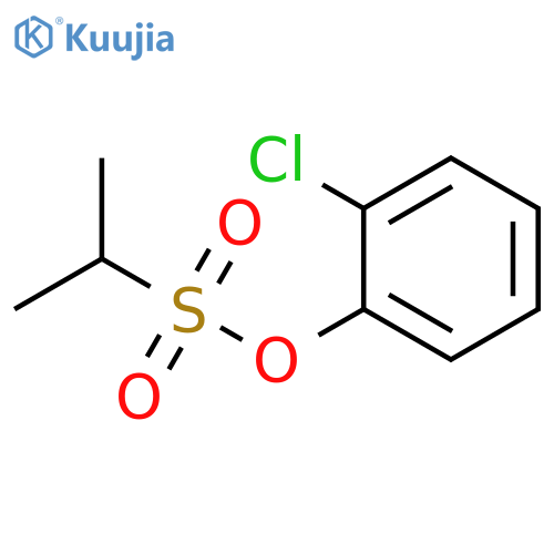 2-Propanesulfonic acid, 2-chlorophenyl ester structure
