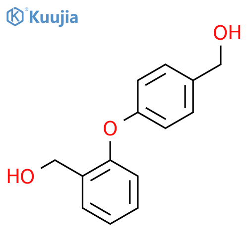 [4-[2-(hydroxymethyl)phenoxy]phenyl]methanol structure
