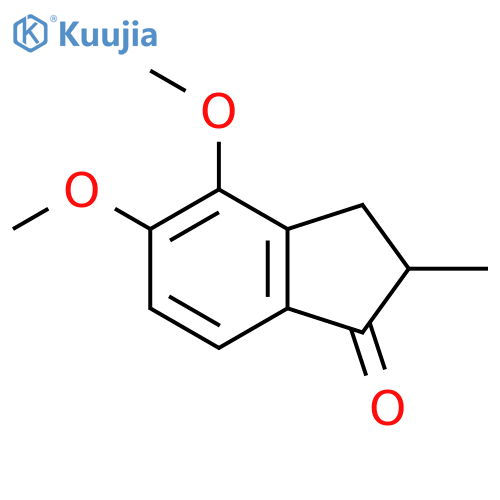 4,5-Dimethoxy-2-methyl-2,3-dihydro-1H-inden-1-one structure