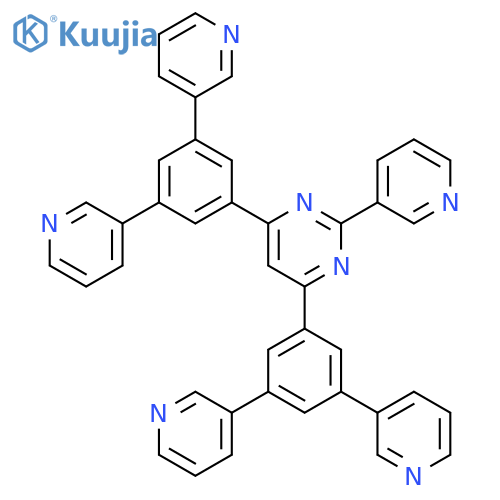 4,6-Bis(3,5-di(pyridin-3-yl)phenyl)-2-(pyridin-3-yl)pyrimidine structure
