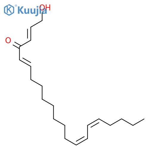 2,5,14,16-HENEICOSATETRAEN-4-ONE, 1-HYDROXY-, (E,E,Z,Z)- structure
