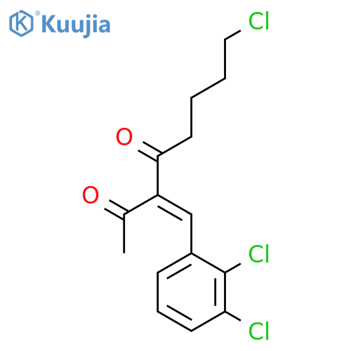 8-Chloro-3-[(2,3-dichlorophenyl)methylidene]octane-2,4-dione structure