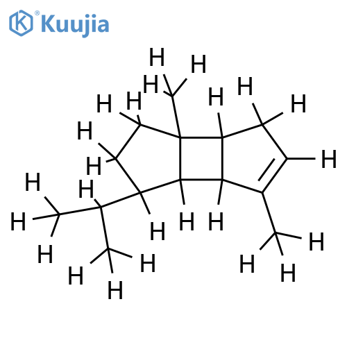 (+)-alpha-Bourbonen, (-)-Cubeben structure