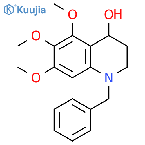 4-Quinolinol, 1,2,3,4-tetrahydro-5,6,7-trimethoxy-1-(phenylmethyl)- structure