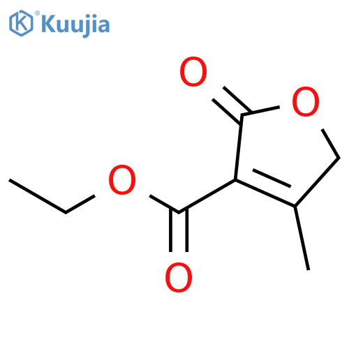 3-Furancarboxylic acid, 2,5-dihydro-4-methyl-2-oxo-, ethyl ester structure