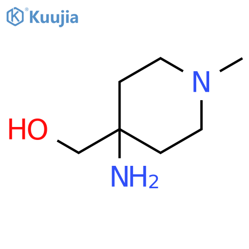 (4-Amino-1-methyl-piperidin-4-yl)-methanol structure