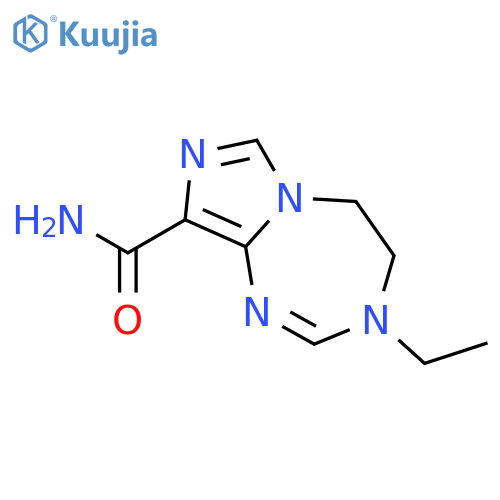 3H-Imidazo[1,5-a][1,3,5]triazepine-9-carboxamide, 3-ethyl-4,5-dihydro- structure