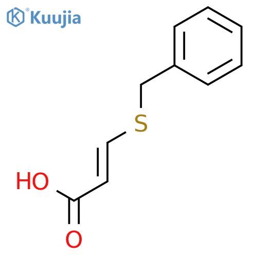 2-Propenoic acid, 3-[(phenylmethyl)thio]-, (2Z)- structure