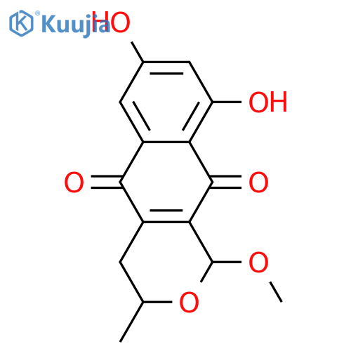 3,4-Dihydro-1,7,9-trihydroxy-3-methyl-1H-naphtho[2,3-c]pyran-5,10-dione; (1S,3R)-form, 1-Me ether structure