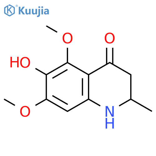 4(1H)-Quinolinone, 2,3-dihydro-6-hydroxy-5,7-dimethoxy-2-methyl- structure