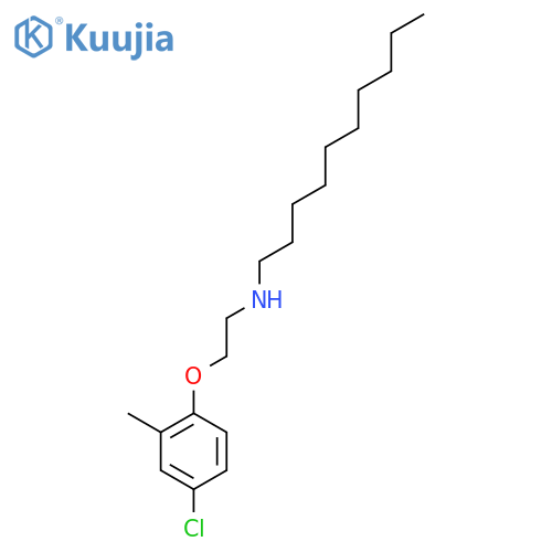 1-Decanamine, N-[2-(4-chloro-2-methylphenoxy)ethyl]- structure