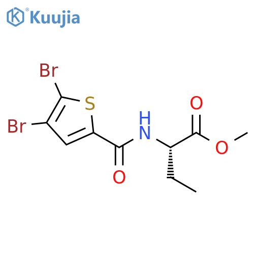 Butanoic acid, 2-[[(4,5-dibromo-2-thienyl)carbonyl]amino]-, methyl ester, (S)- (9CI) structure