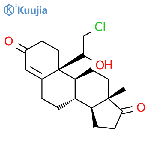 Estr-4-ene-3,17-dione, 10-(2-chloro-1-hydroxyethyl)- structure