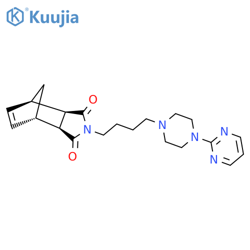 (1beta,2beta,3beta,4beta)-N-[4-[4-(2-Pyrimidinyl)-1-piperazinyl]butyl]-2,3-bicyclo[2.2.1]hept-5-enedicarbimide structure