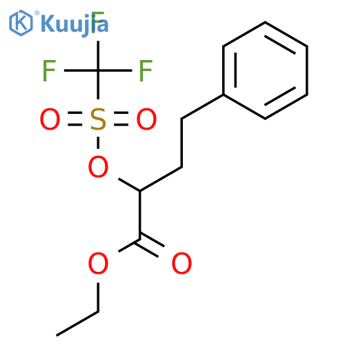 4-Phenyl-2-(S)-trifluoromethanesulfonyloxy-butyric Acid, Ethyl Ester structure