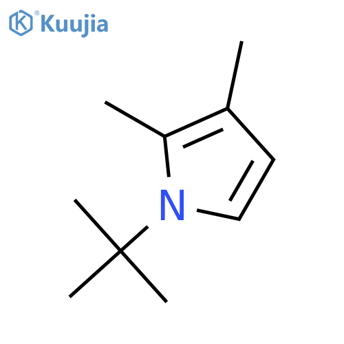 1H-Pyrrole, 1-(1,1-dimethylethyl)-2,3-dimethyl- structure