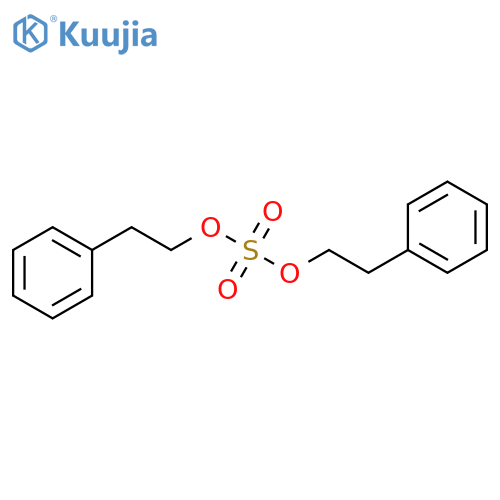 Sulfuric acid, bis(2-phenylethyl) ester structure