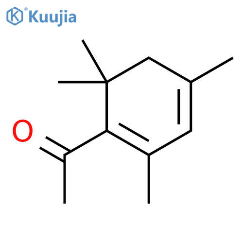 Ethanone, 1-(2,4,6,6-tetramethyl-1,3-cyclohexadien-1-yl)- structure