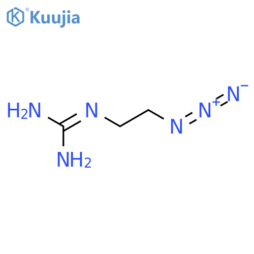 N-(2-azidoethyl)guanidine structure