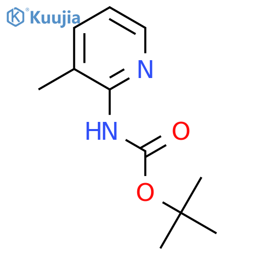 tert-Butyl 3-Methylpyridin-2-ylcarbamate structure