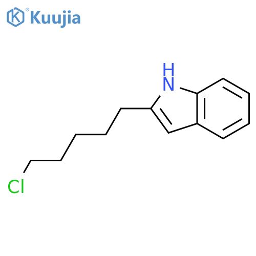 1H-Indole, 2-(5-chloropentyl)- structure