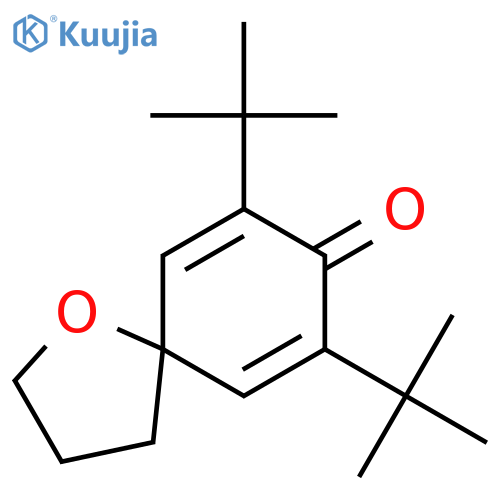 7,9-Di-tert-butyl-1-oxaspiro4,5deca-6,9-dien-8-one structure