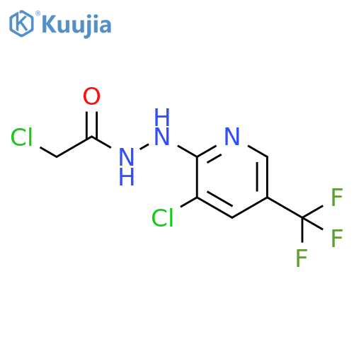 2-Chloro-N'-3-chloro-5-(trifluoromethyl)-pyridin-2-ylacetohydrazide structure