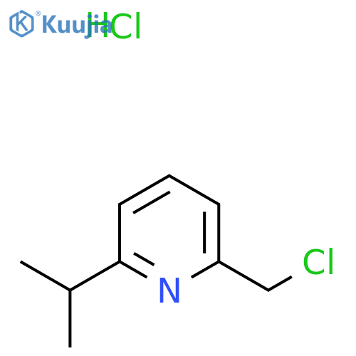 2-(Chloromethyl)-6-isopropylpyridine hydrochloride structure