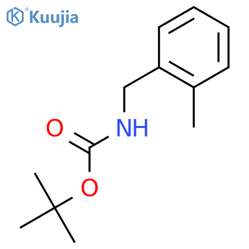 Carbamic acid, [(2-methylphenyl)methyl]-, 1,1-dimethylethyl ester structure