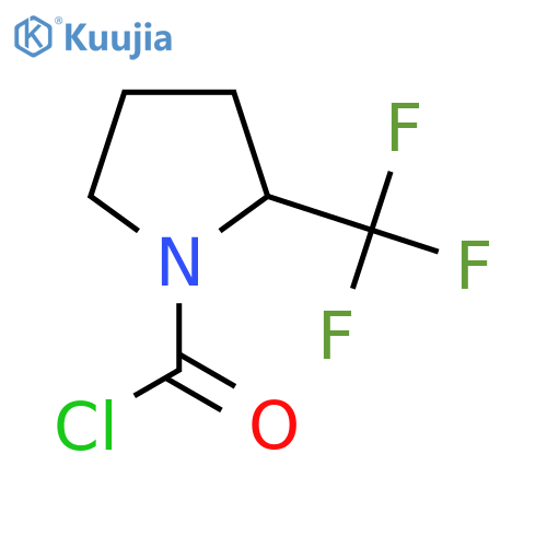 2-(Trifluoromethyl)pyrrolidine-1-carbonyl chloride structure