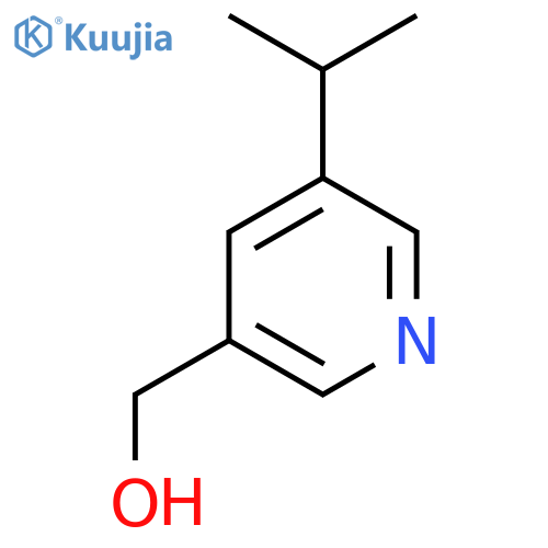(5-Isopropylpyridin-3-yl)methanol structure