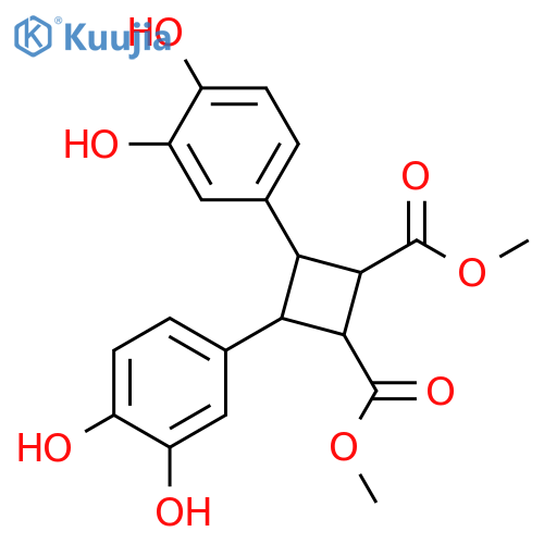 7,7'-Cyclo-3,3',4,4'-tetrahydroxy-8,8'-lignan-9,9'-dioic acid; (7α,7'β,8β,8'α)-form, Di-Me ester structure