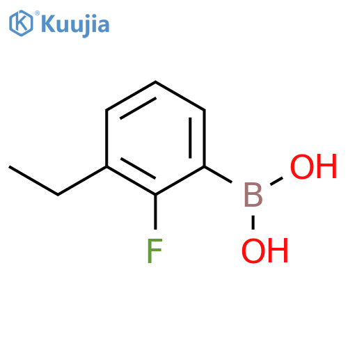 (3-ETHYL-2-FLUOROPHENYL)BORONIC ACID structure