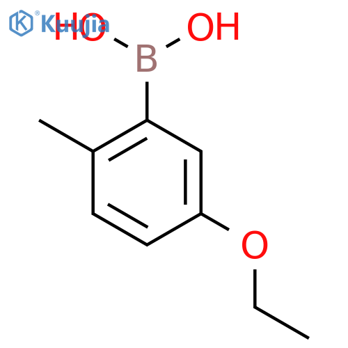 5-Ethoxy-2-methylphenylboronic acid structure