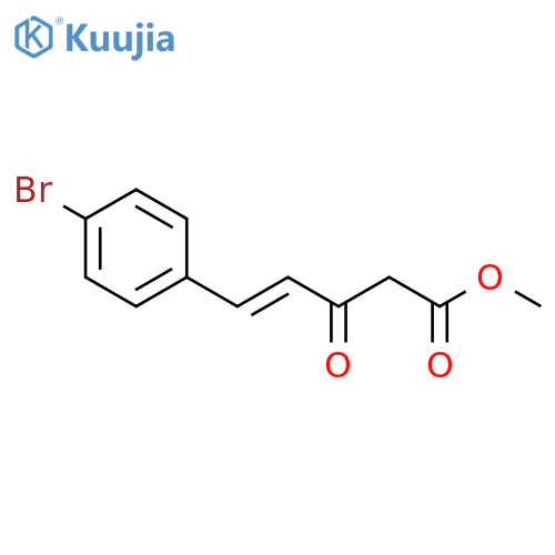 4-Pentenoic acid, 5-(4-bromophenyl)-3-oxo-, methyl ester, (4E)- structure