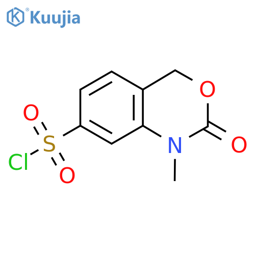 1-Methyl-2-oxo-1,4-dihydro-2h-benzoD1,3oxazine-7-Sulfonyl Chloride structure