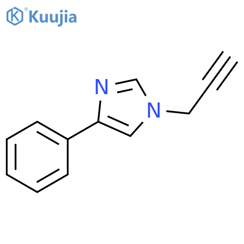 4-phenyl-1-(prop-2-yn-1-yl)-1H-imidazole structure