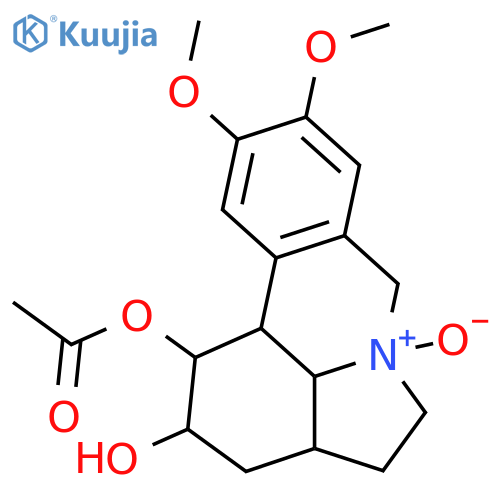 O-Demethylpseudolycorine; 3,3aα-Dihydro, 9,10-di-Me ether, 1-Ac, N-oxide structure