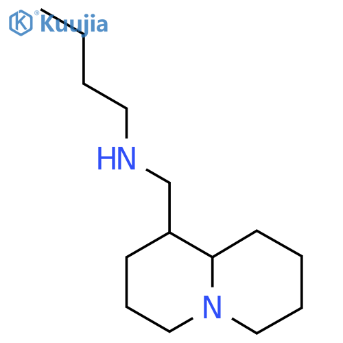 butyl(octahydro-1H-quinolizin-1-yl)methylamine structure