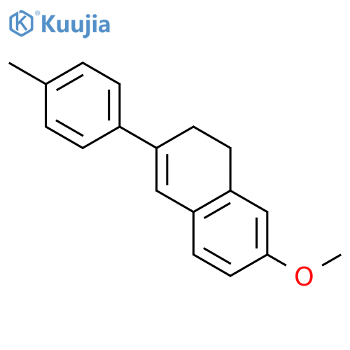 Naphthalene, 1,2-dihydro-7-methoxy-3-(4-methylphenyl)- structure